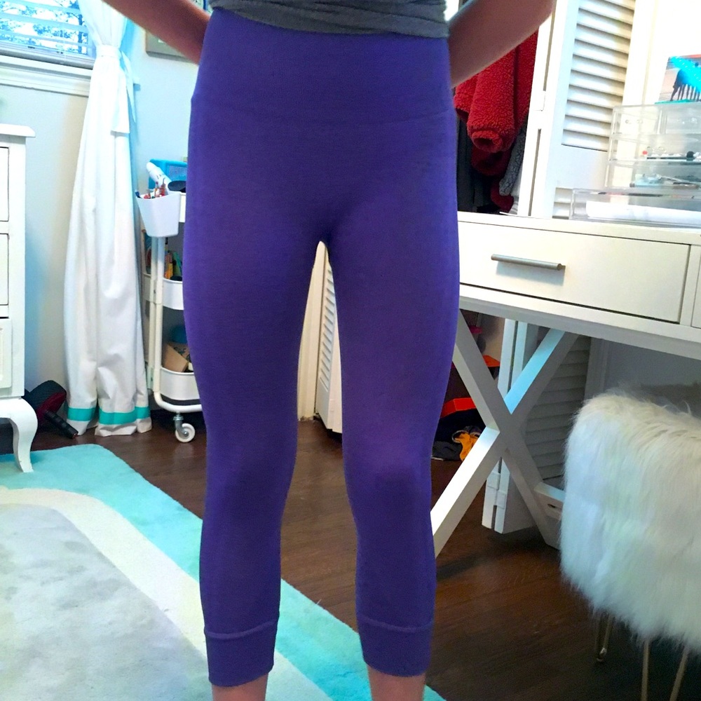 Adorable purple lululemon zone in tight I believe